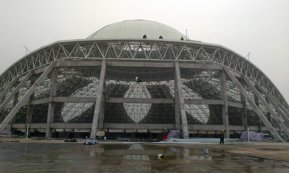 三河温泉馆网架工程